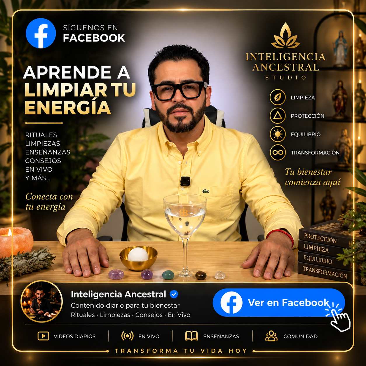 Reel de Facebook: Aprende a limpiar tu energía