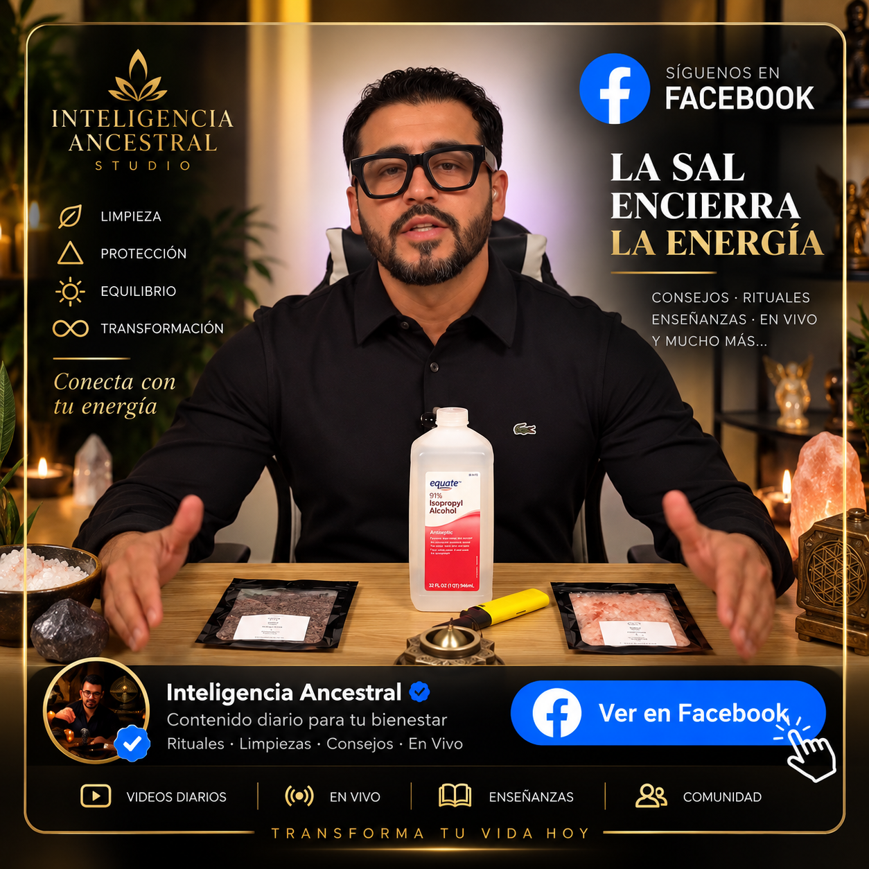 Reel de Facebook: La sal encierra la energía